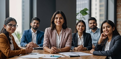 VirtuaFlex employee posing at annual event