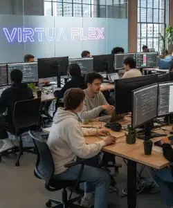 VirtuaFlex team working