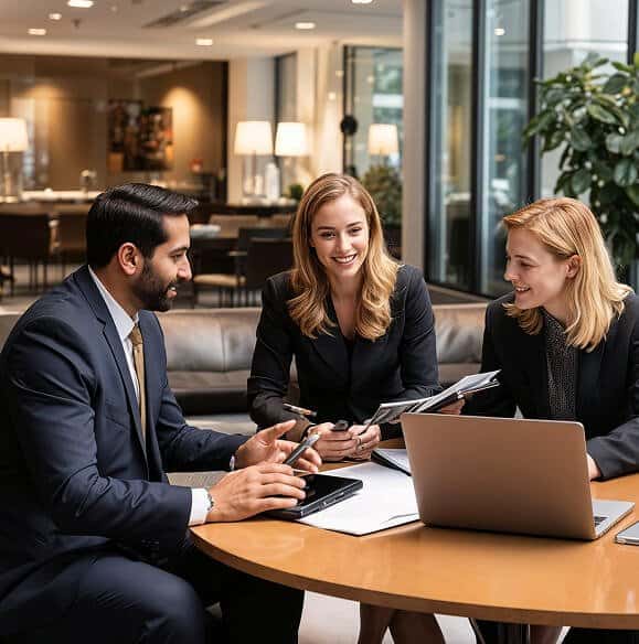 VirtuaFlex employee in remote workspace